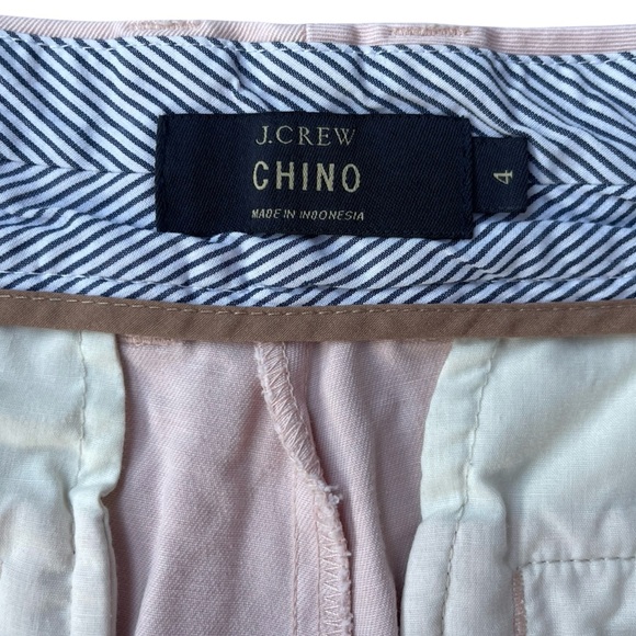 J.Crew 3 Inch Chino Short Low Rise City Fit in Light Pink - Size 4 - Picture 3 of 12